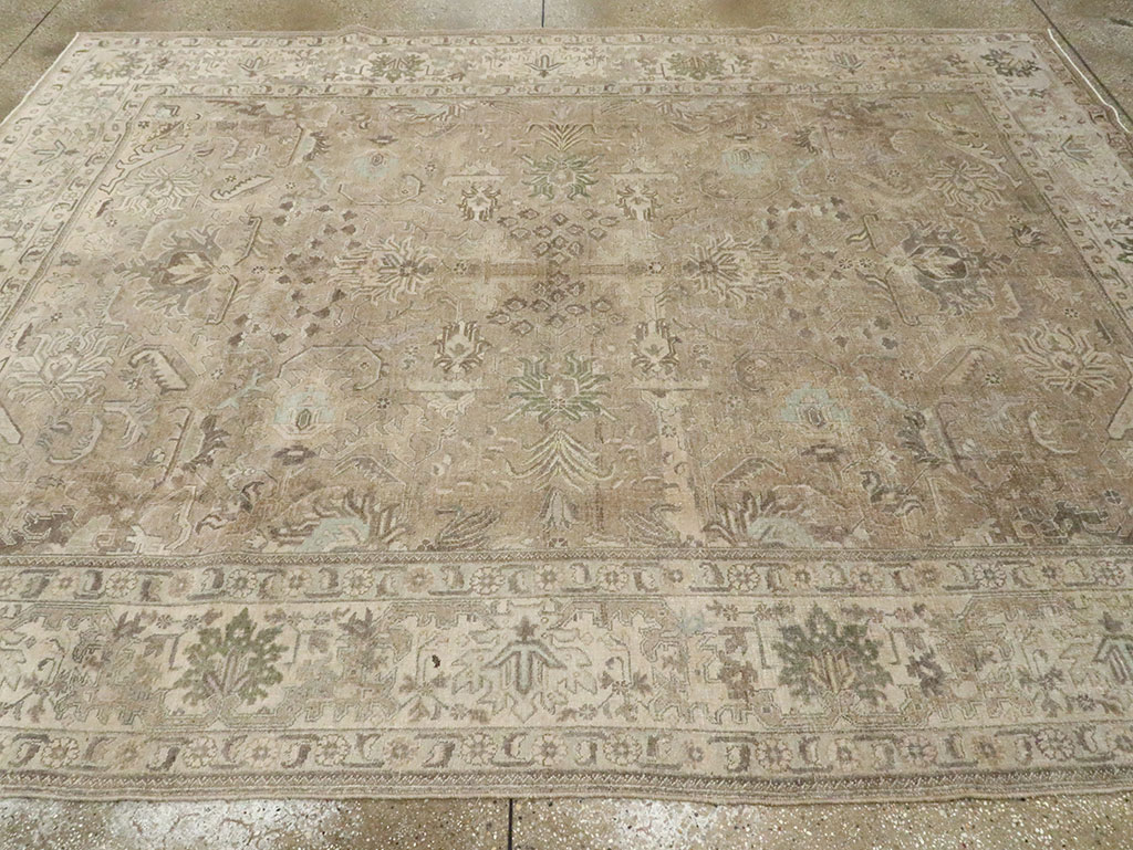 Vintage Persian Tabriz Carpet, No.20165 - Gss