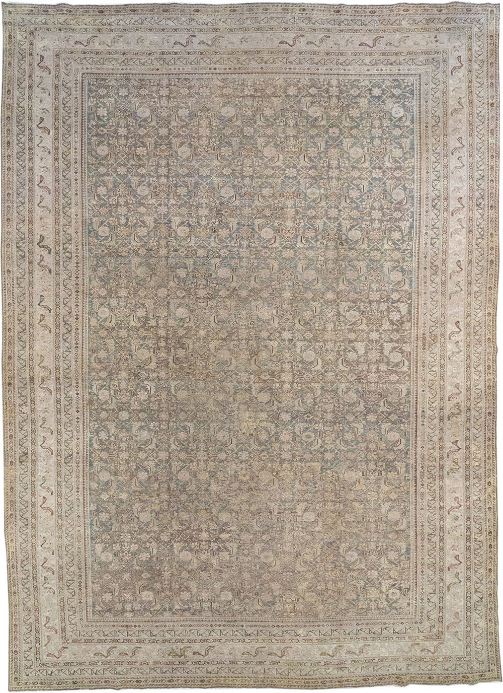 Antique Persian Malayer Oversize Carpet, No.20167 - Gss