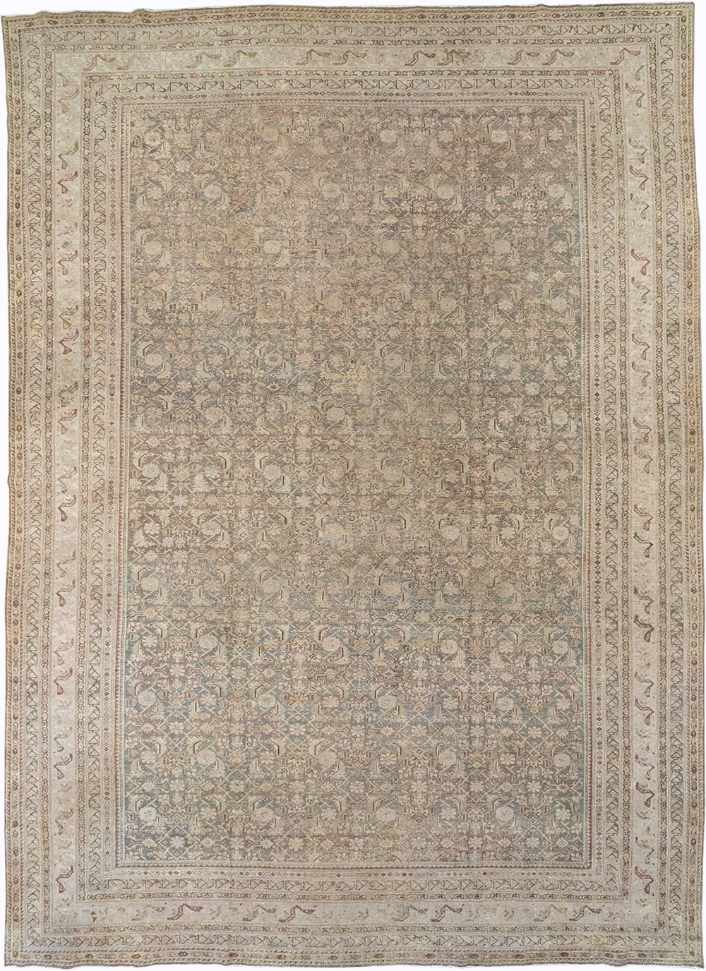Antique Persian Malayer Oversize Carpet, No.20167 - Gss