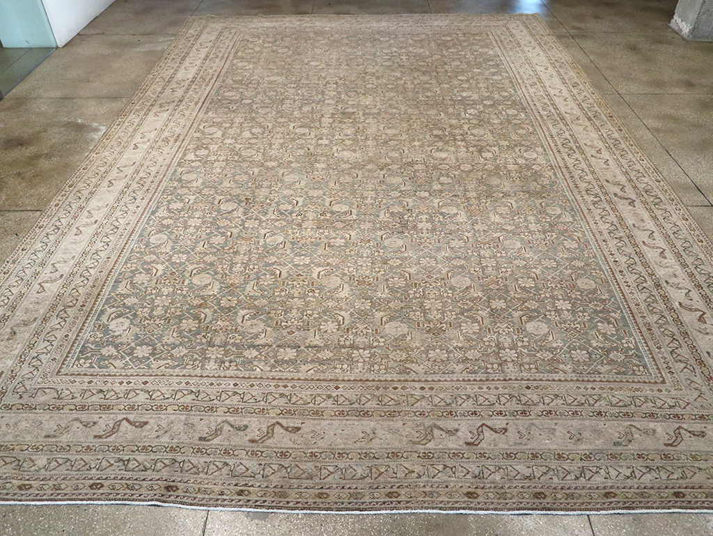 Antique Persian Malayer Oversize Carpet, No.20167 - Gss