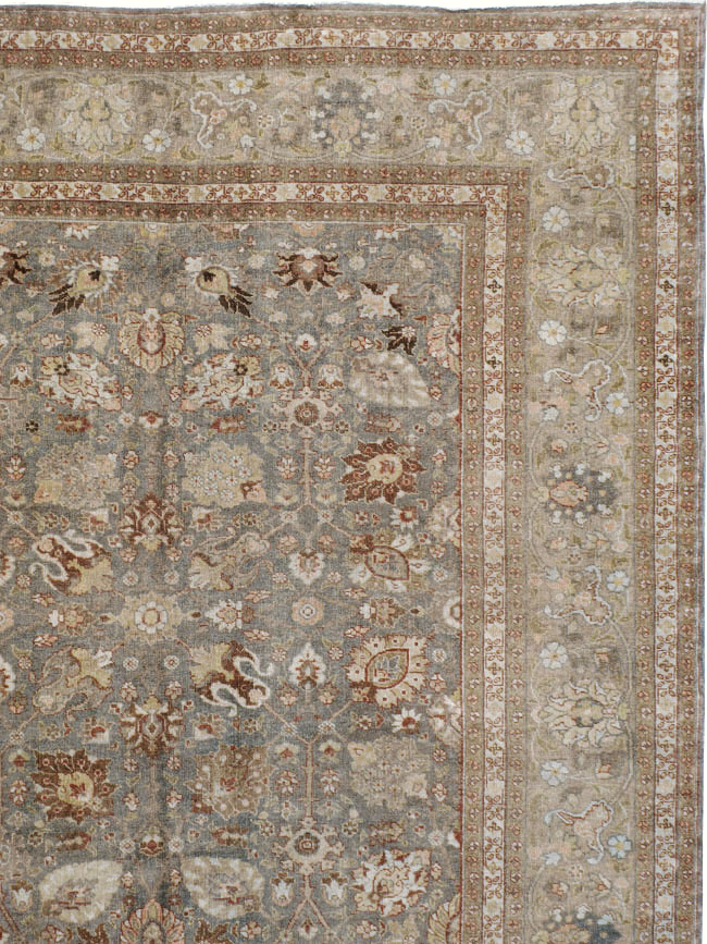 Antique Persian Tabriz Carpet, No.20173 - Gss