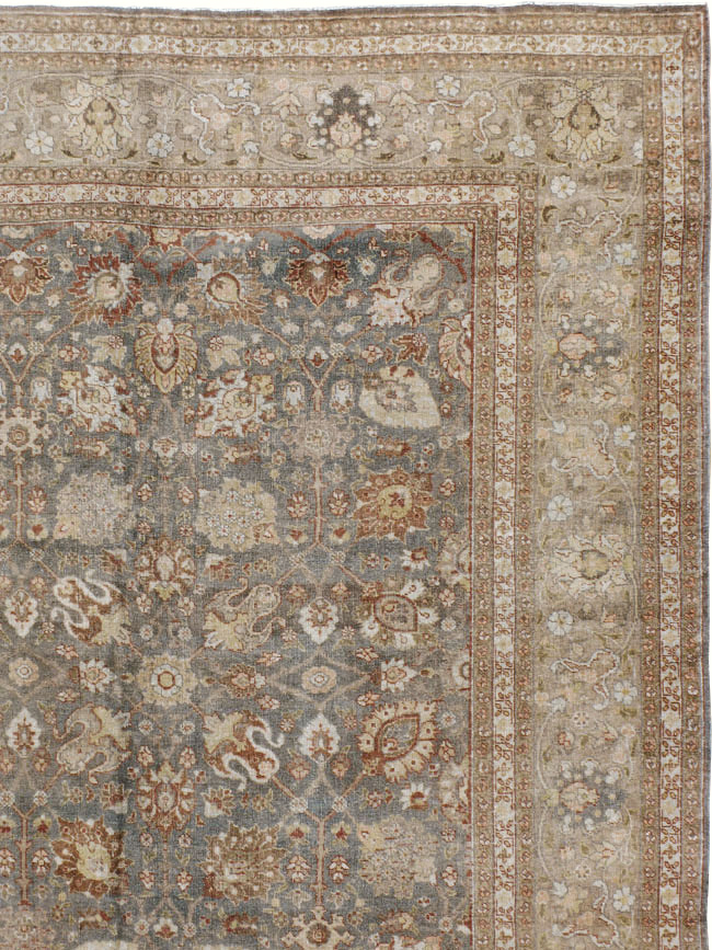 Antique Persian Tabriz Carpet, No.20173 - Gss