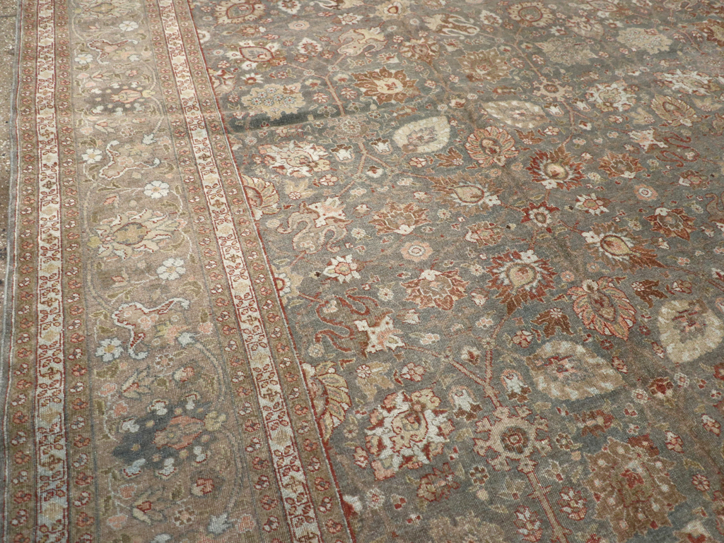 Antique Persian Tabriz Carpet, No.20173 - Gss