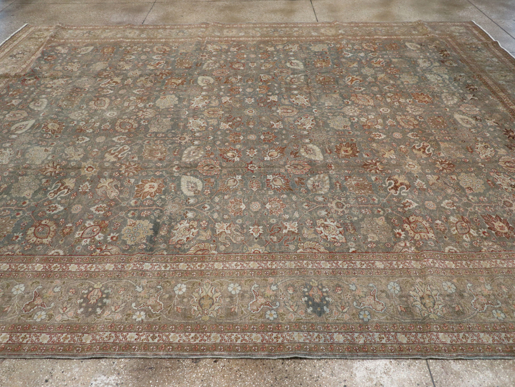 Antique Persian Tabriz Carpet, No.20173 - Gss