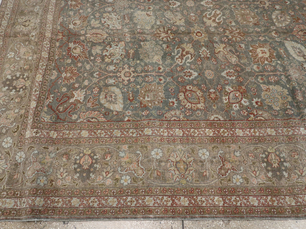 Antique Persian Tabriz Carpet, No.20173 - Gss