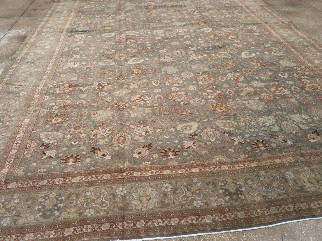 Antique Persian Tabriz Carpet, No.20173 - Gss