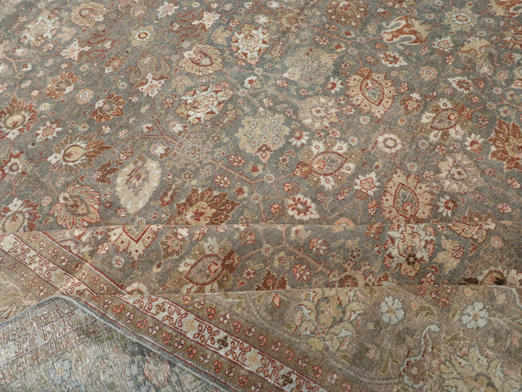 Antique Persian Tabriz Carpet, No.20173 - Gss