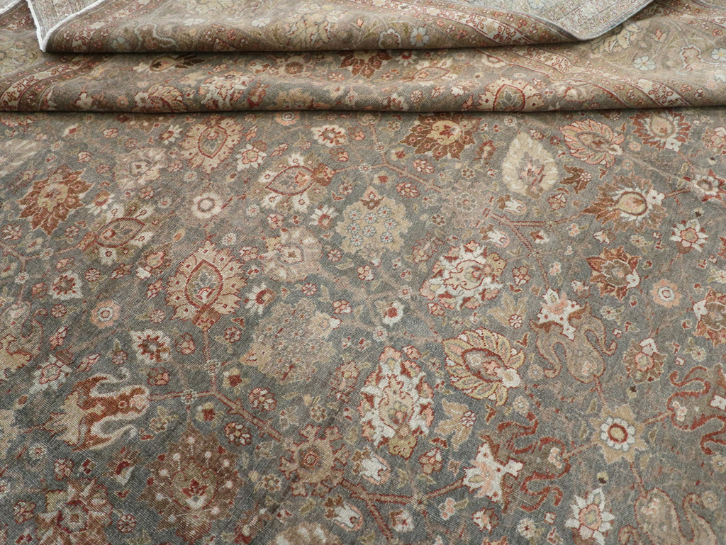 Antique Persian Tabriz Carpet, No.20173 - Gss