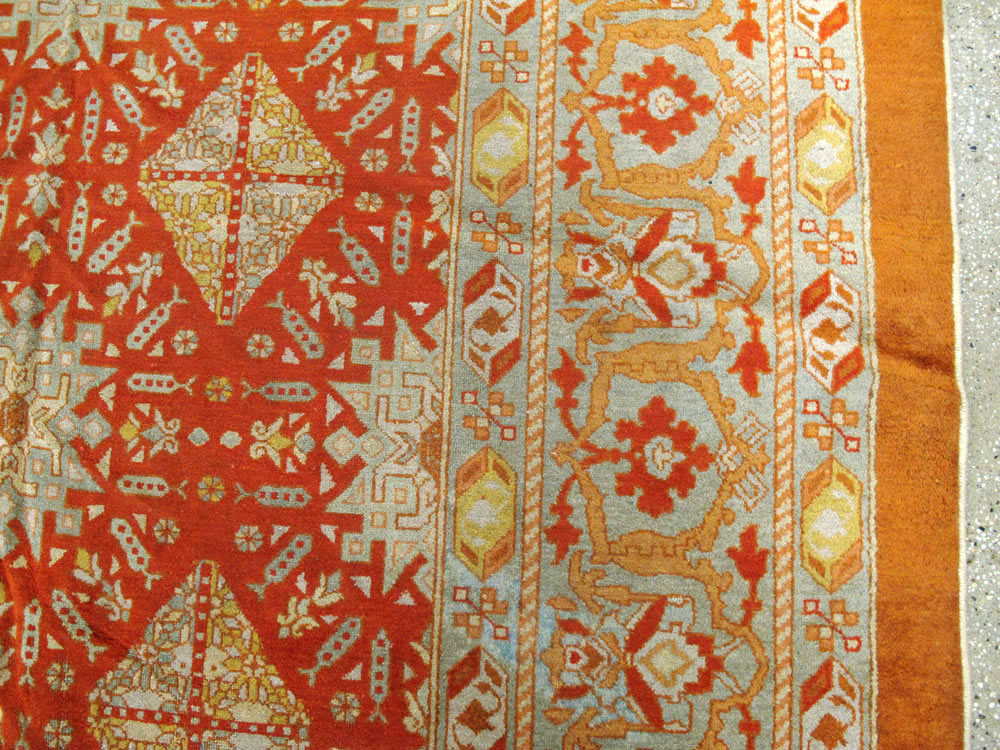 Antique Indian Amritsar Carpet, No.20175 - Gss