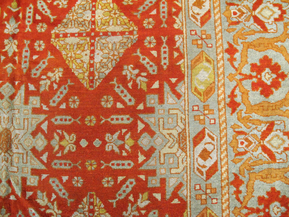 Antique Indian Amritsar Carpet, No.20175 - Gss