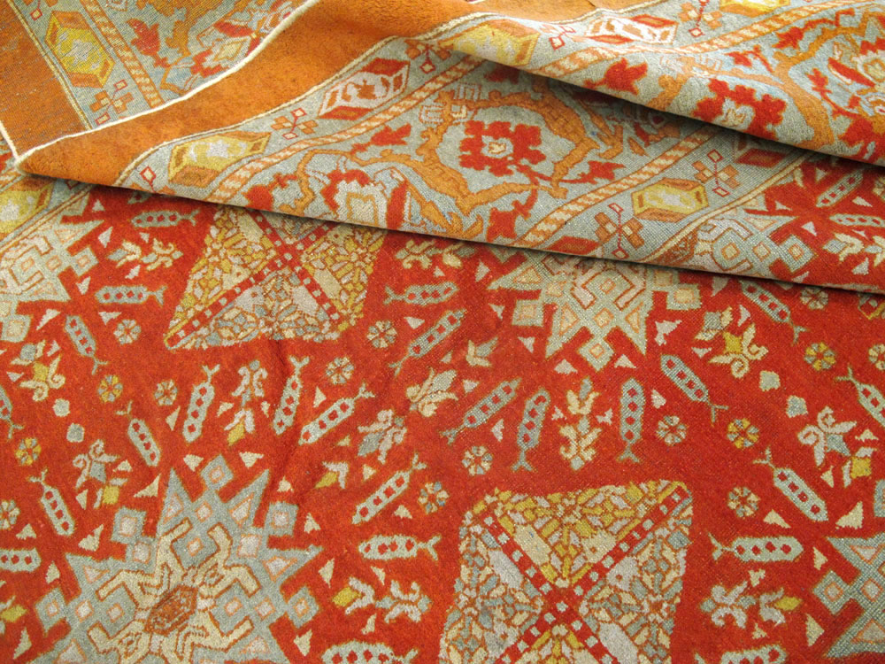 Antique Indian Amritsar Carpet, No.20175 - Gss