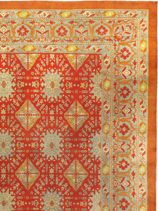 Antique Indian Amritsar Carpet, No.20175 - Gss