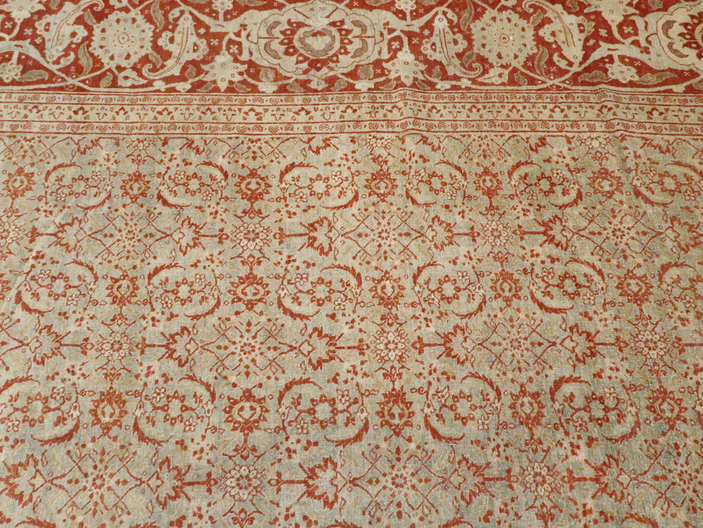 Antique Persian Tabriz Carpet, No.20176 - Gss