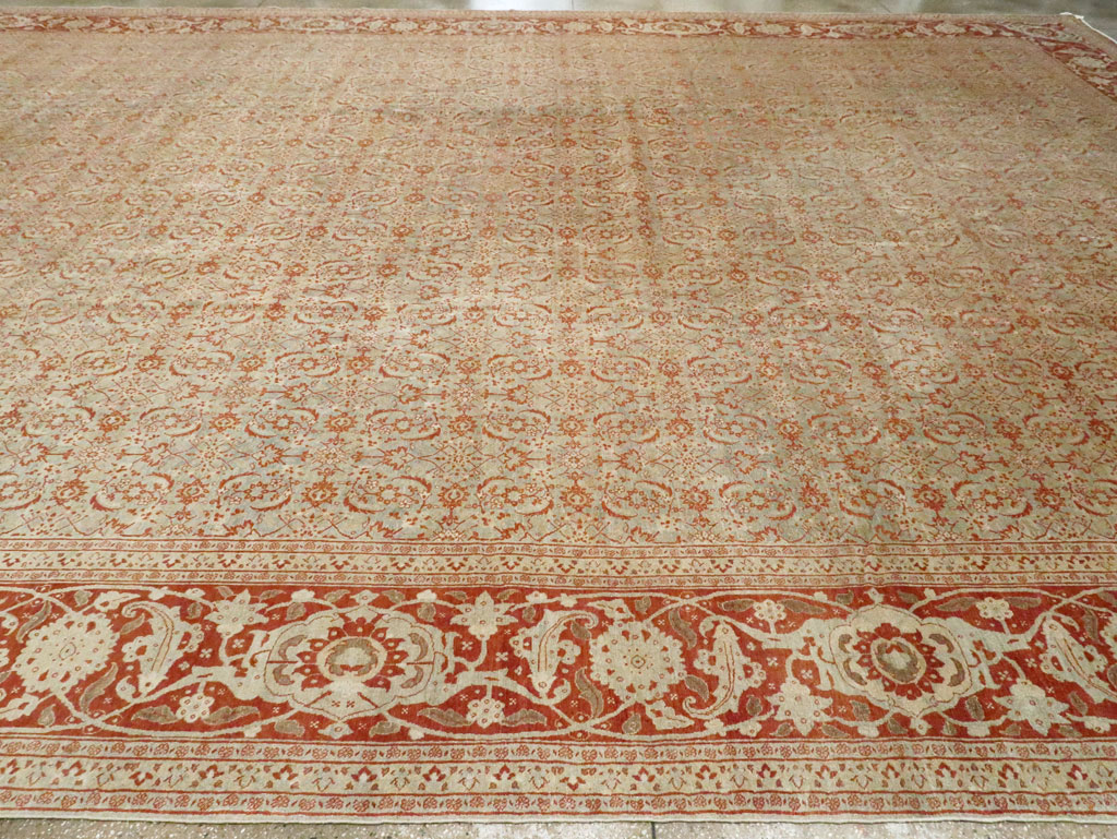 Antique Persian Tabriz Carpet, No.20176 - Gss