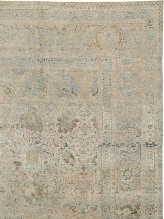 Antique Persian Tabriz Carpet, No.20177 - Gss
