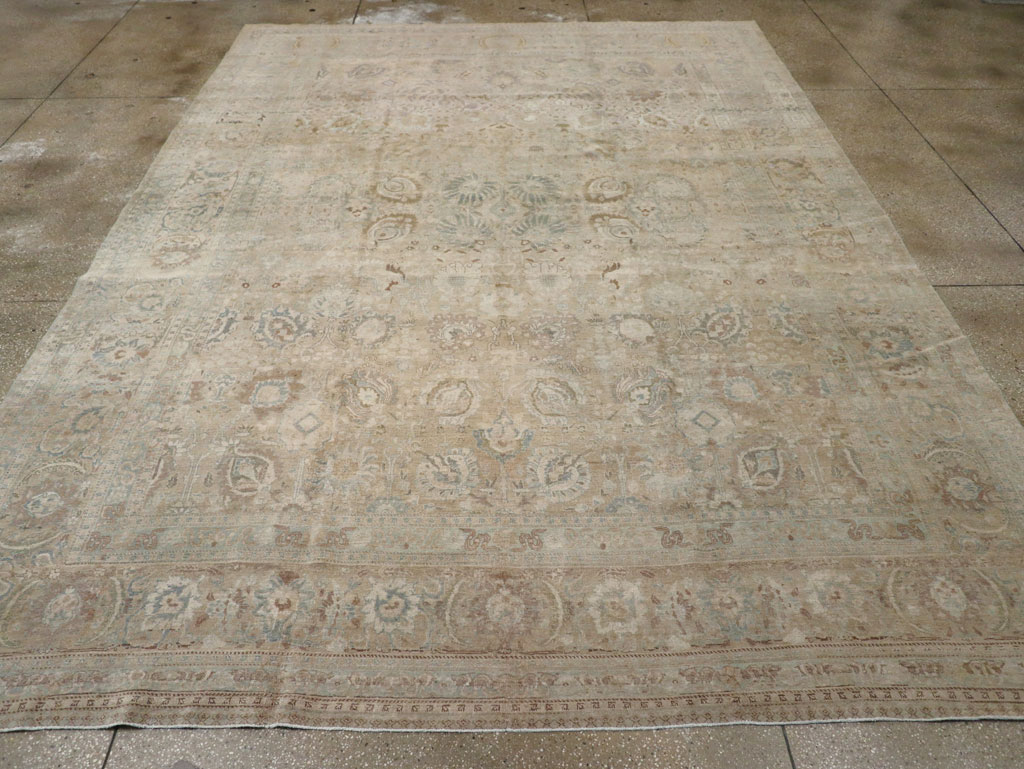 Antique Persian Tabriz Carpet, No.20177 - Gss