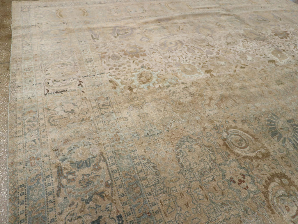 Antique Persian Tabriz Carpet, No.20177 - Gss