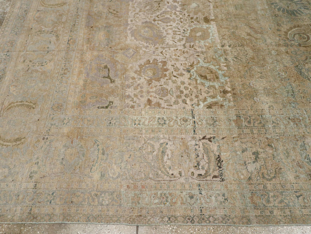 Antique Persian Tabriz Carpet, No.20177 - Gss