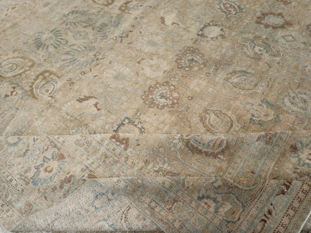 Antique Persian Tabriz Carpet, No.20177 - Gss