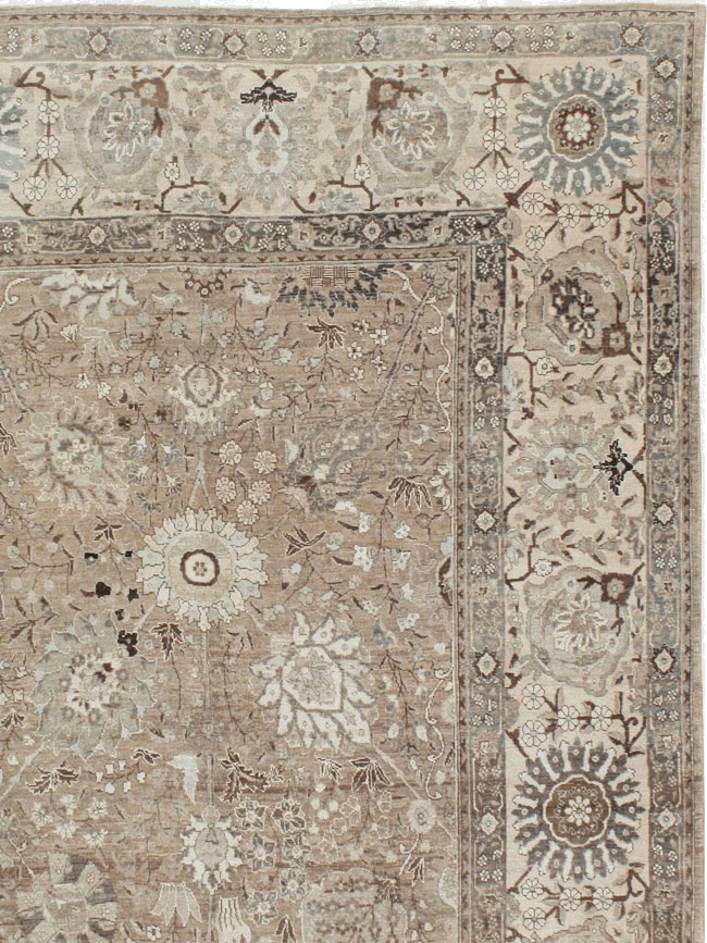 Antique Persian Tabriz Carpet, No.20179 - Gss