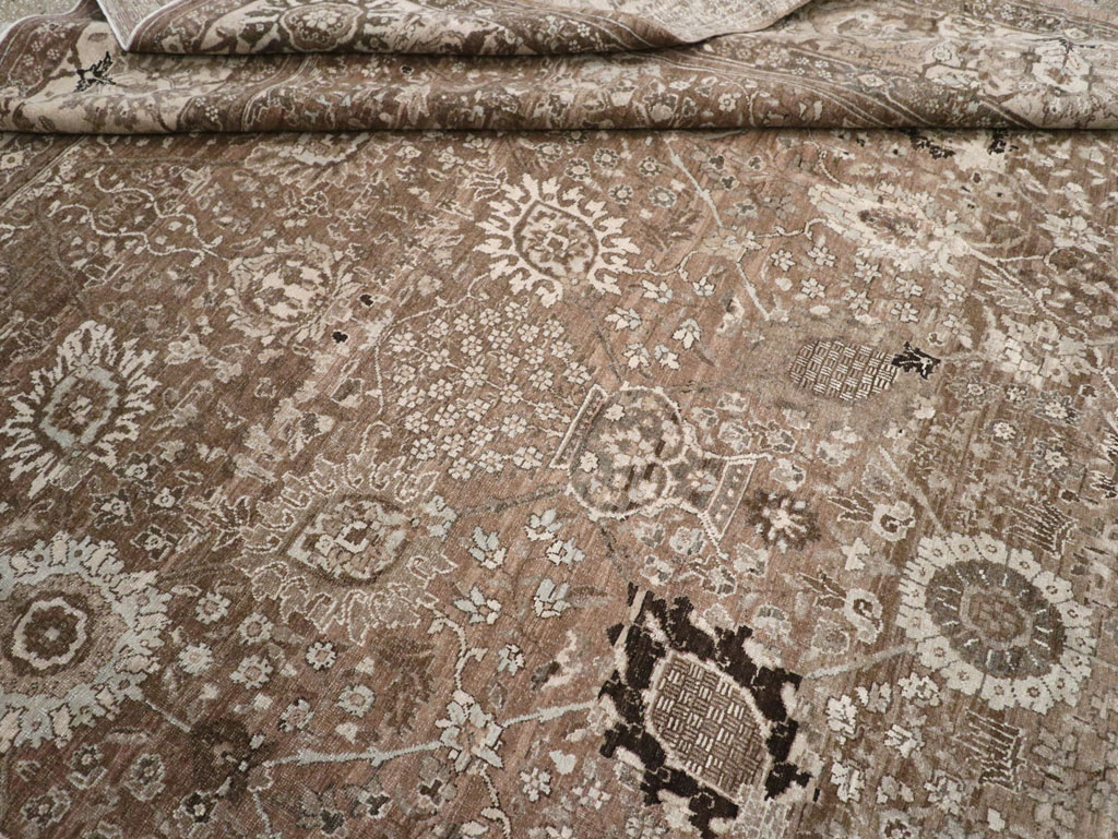 Antique Persian Tabriz Carpet, No.20179 - Gss