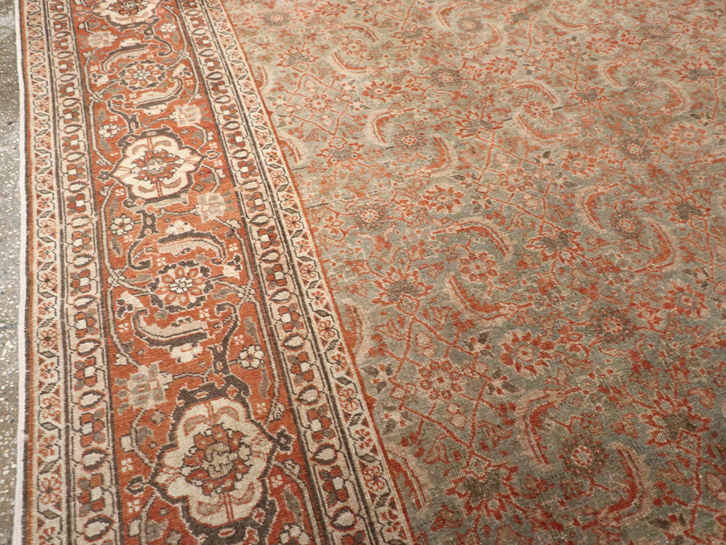 Antique Persian Tabriz Carpet, No.20180 - Gss