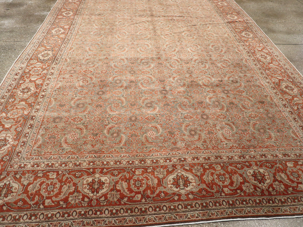 Antique Persian Tabriz Carpet, No.20180 - Gss
