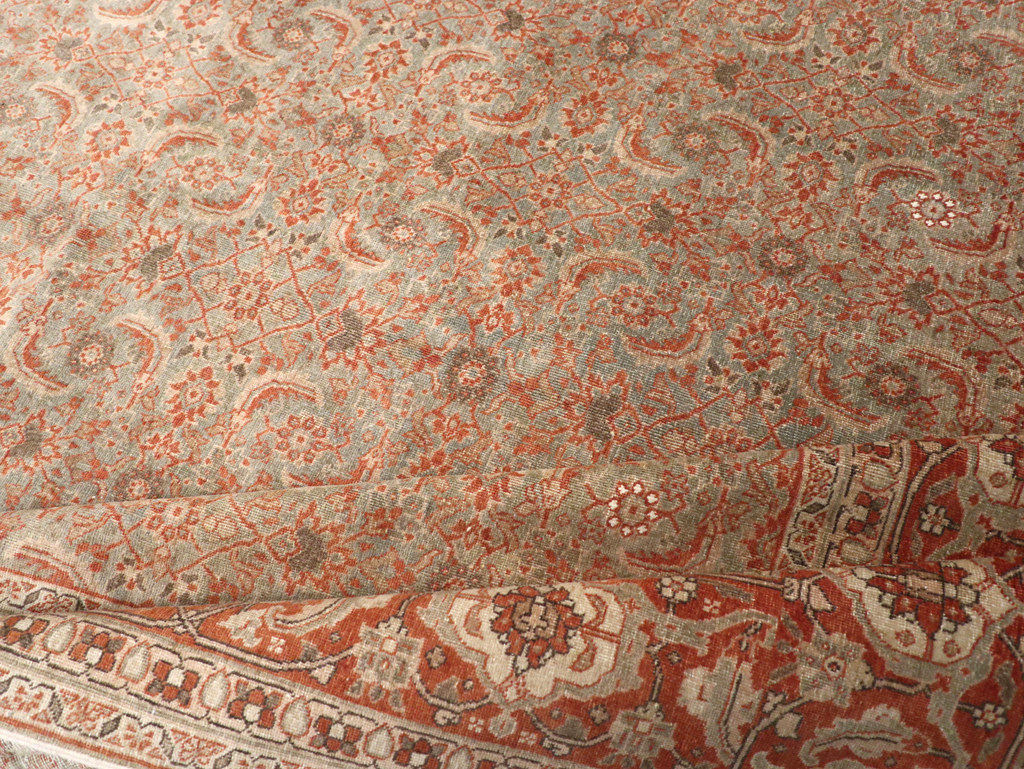 Antique Persian Tabriz Carpet, No.20180 - Gss