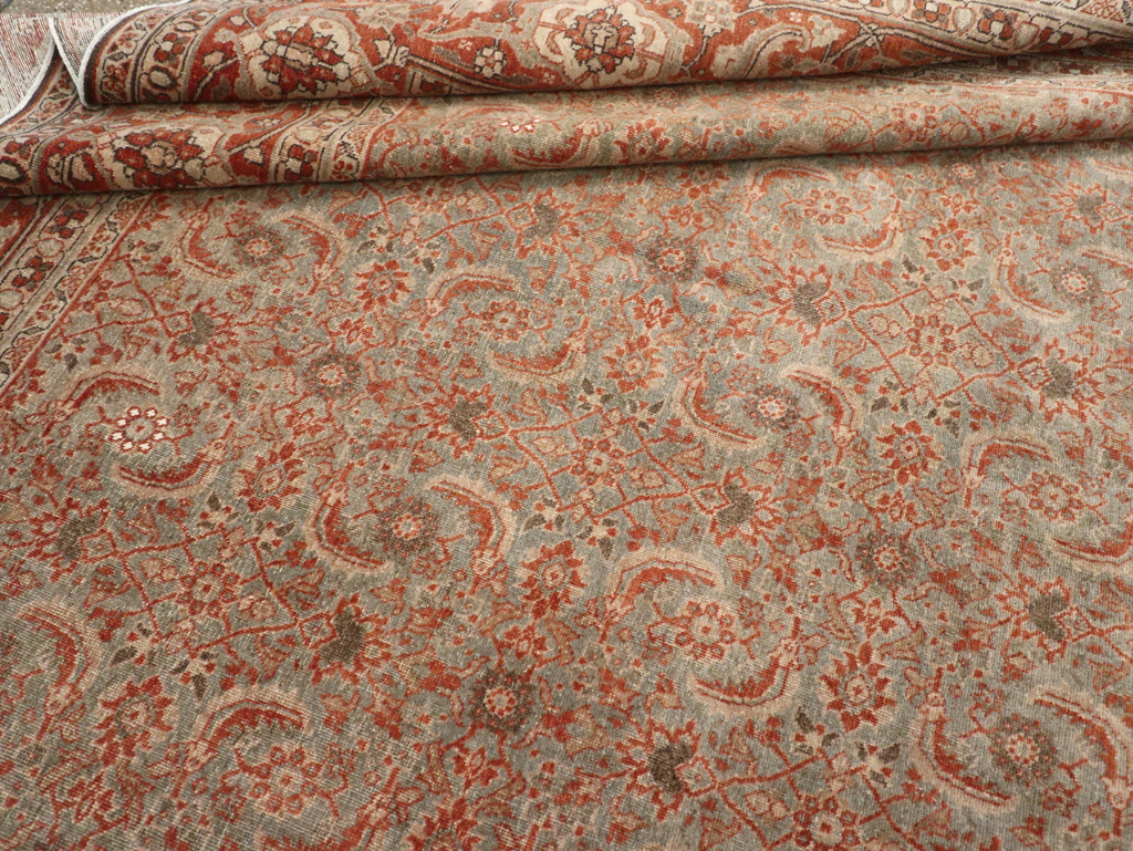 Antique Persian Tabriz Carpet, No.20180 - Gss