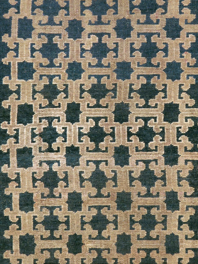 Antique East Turkestan Kirghiz Carpet, No.20193 - Gss