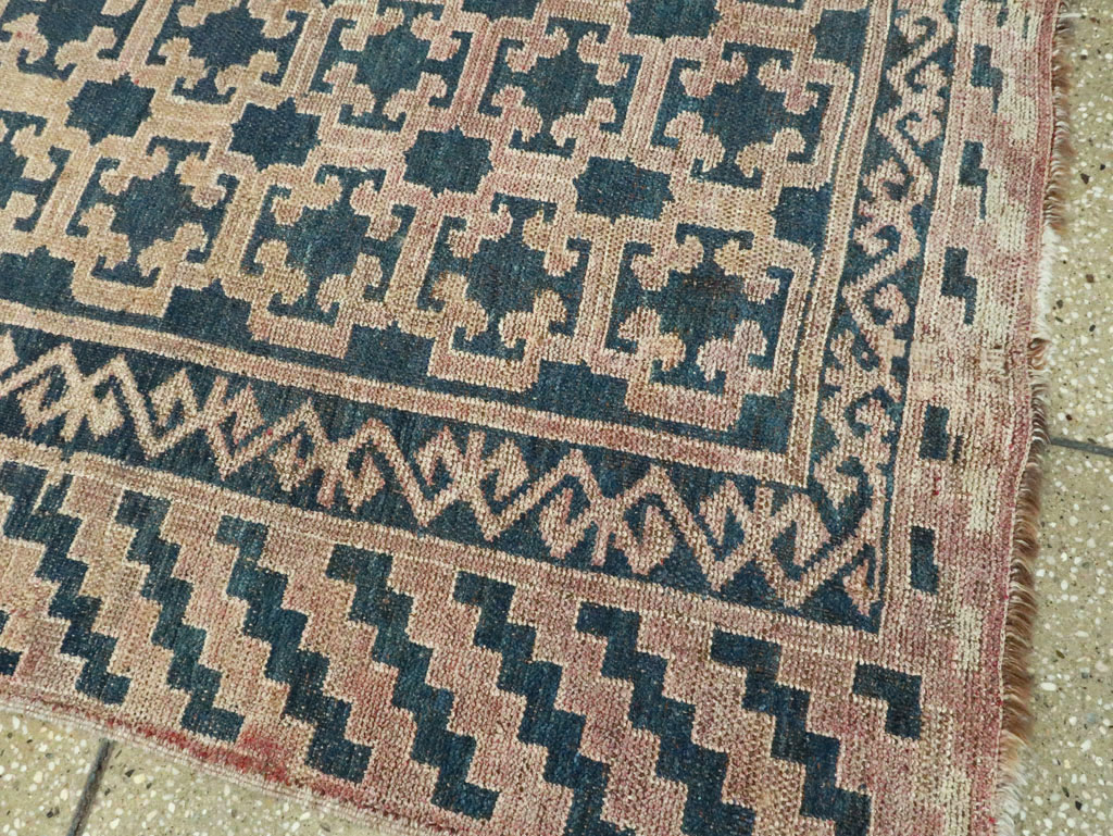 Antique East Turkestan Kirghiz Carpet, No.20193 - Gss