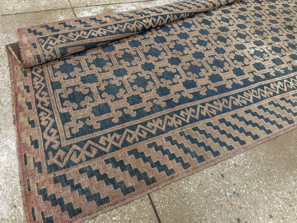 Antique East Turkestan Kirghiz Carpet, No.20193 - Gss