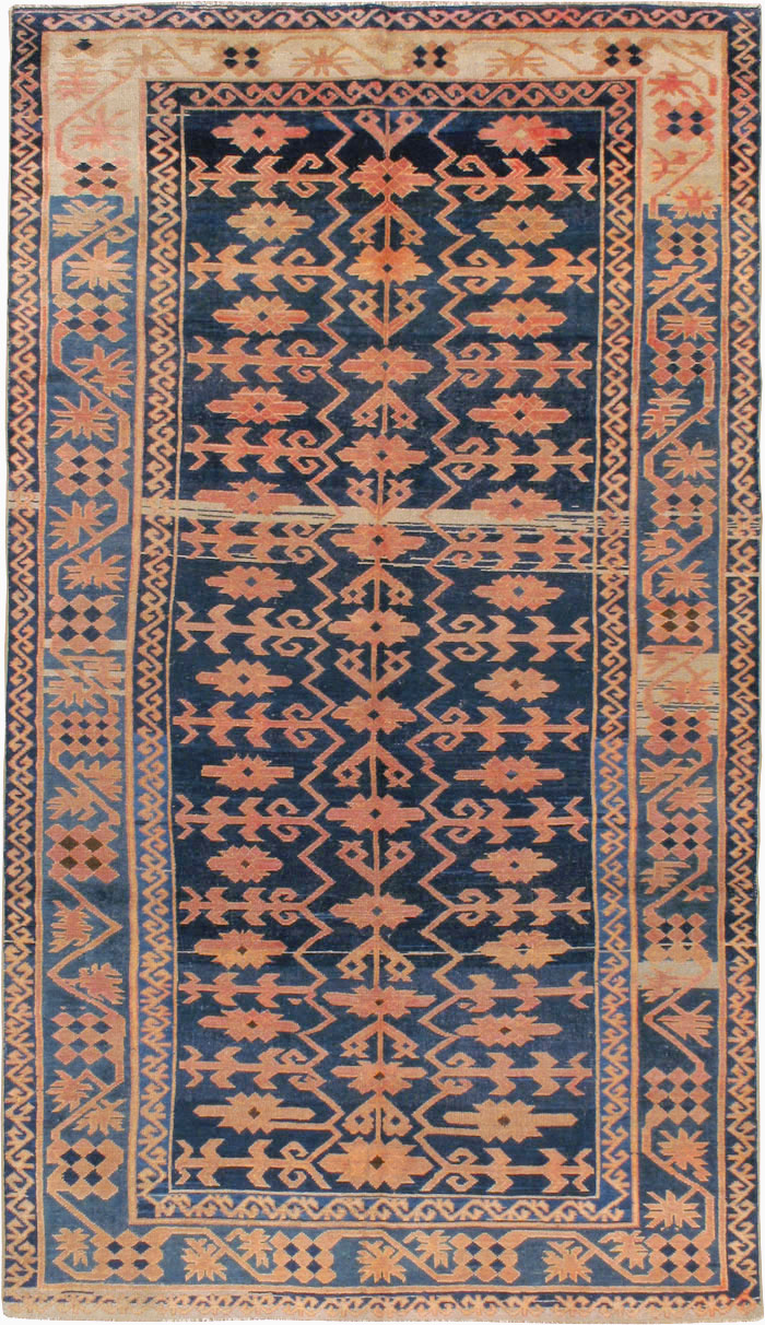 Antique East Turkestan Kirghiz Carpet, No.20197 - Gss