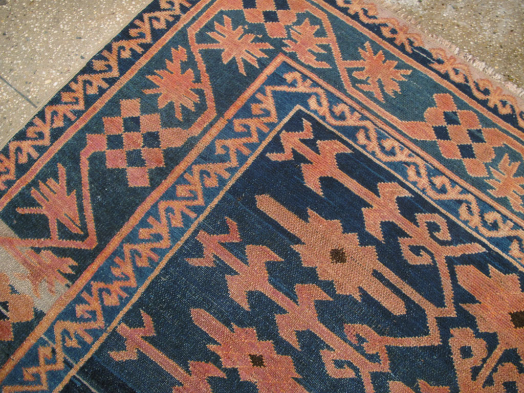 Antique East Turkestan Kirghiz Carpet, No.20197 - Gss