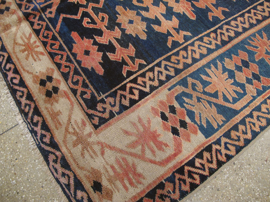 Antique East Turkestan Kirghiz Carpet, No.20197 - Gss