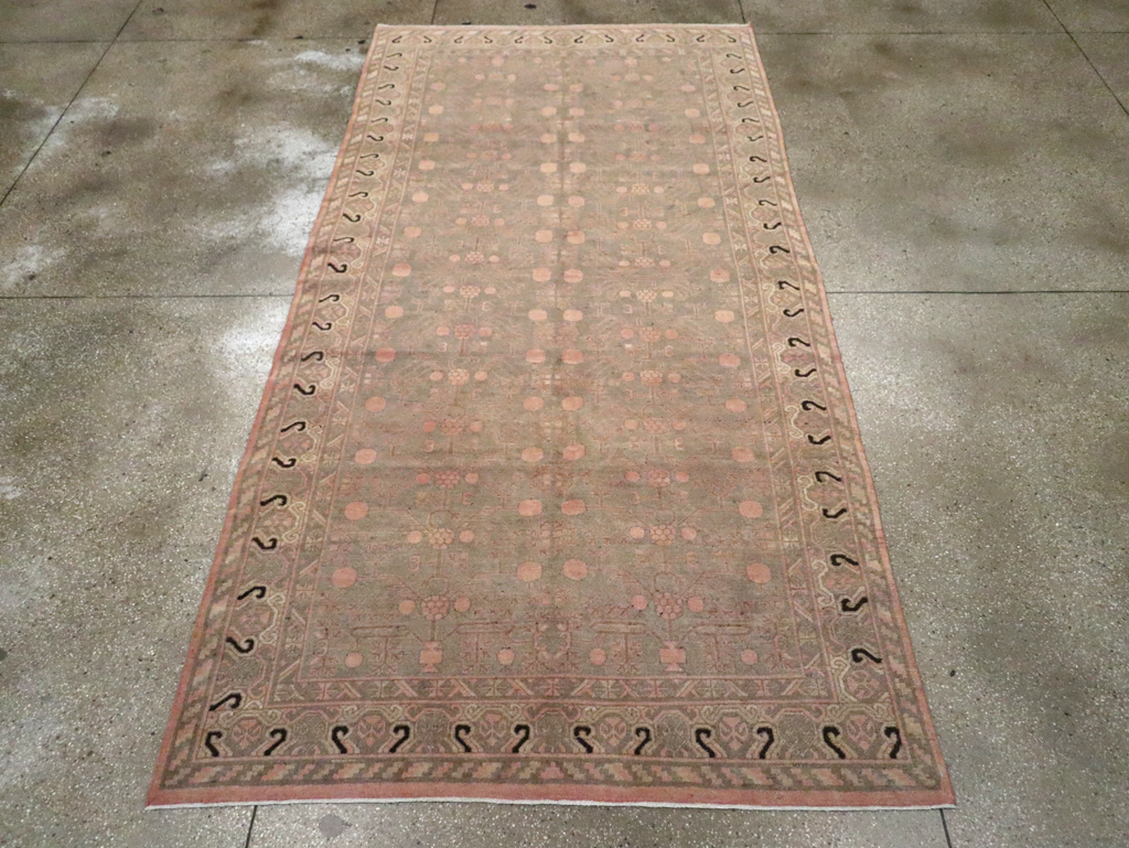 Vintage East Turkestan Khotan Carpet, No.20210 - Gss
