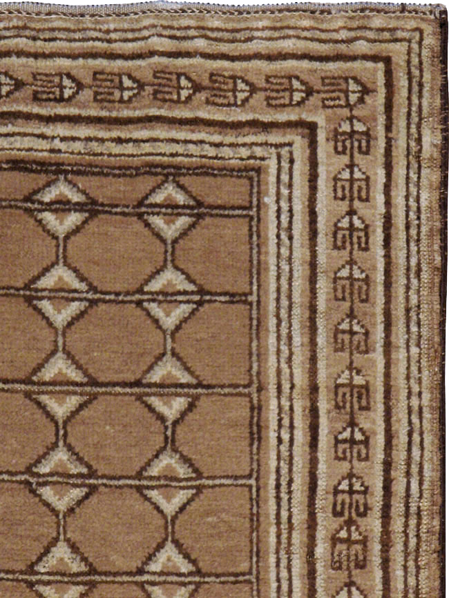 Vintage East Turkestan Samarkand Rug, No.20212 - Gss