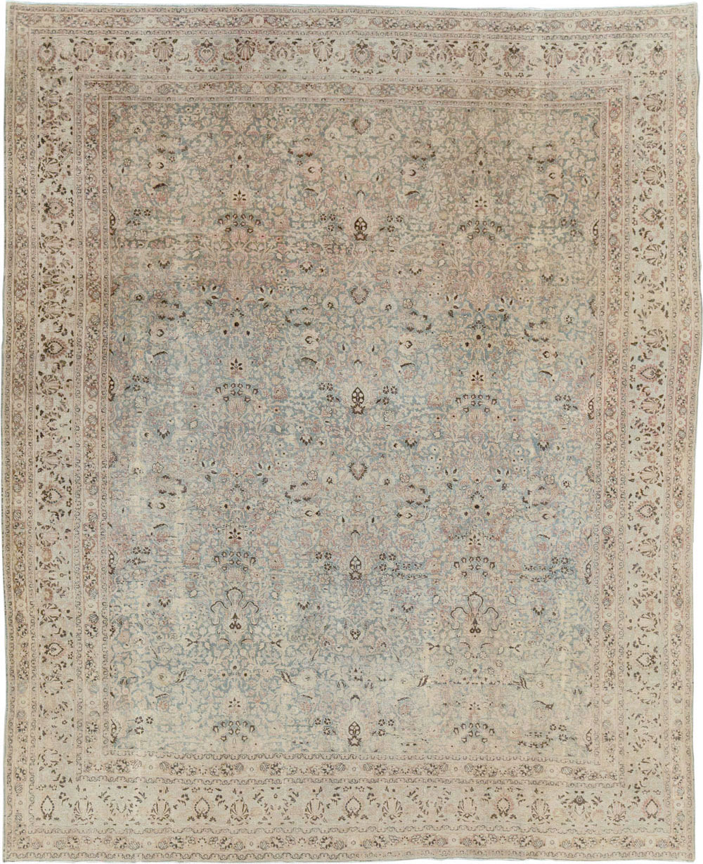 Antique Persian Mashad Large Room Size Carpet, No.20217 - Gss