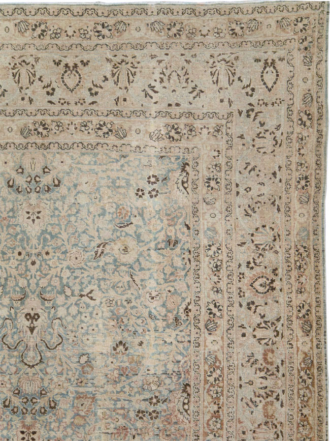Antique Persian Mashad Large Room Size Carpet, No.20217 - Gss