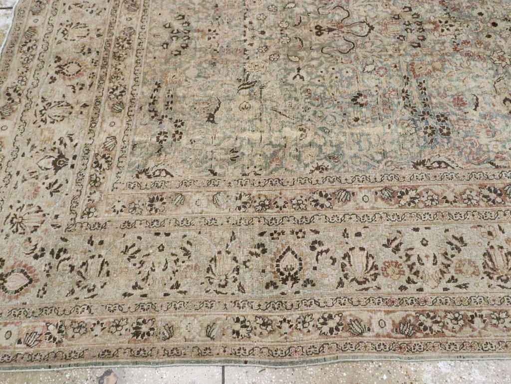 Antique Persian Mashad Large Room Size Carpet, No.20217 - Gss