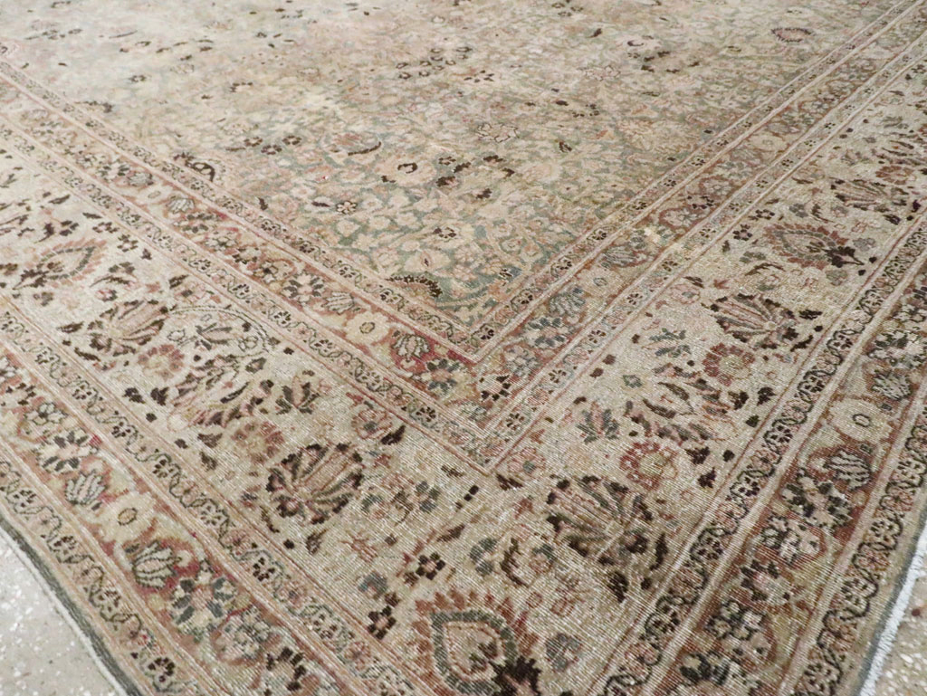 Antique Persian Mashad Large Room Size Carpet, No.20217 - Gss