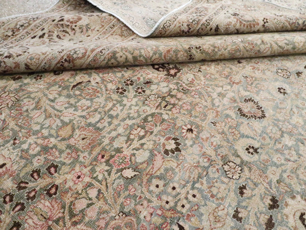 Antique Persian Mashad Large Room Size Carpet, No.20217 - Gss