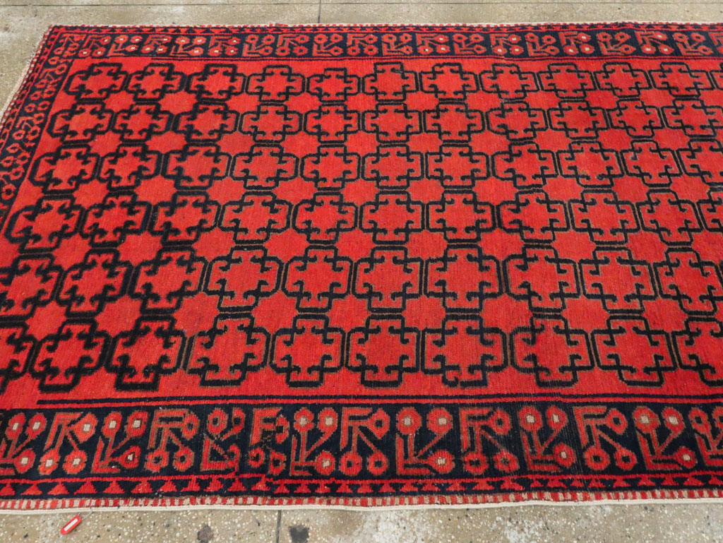 Antique East Turkestan Kirghiz Gallery Rug, No.20219 - Gss