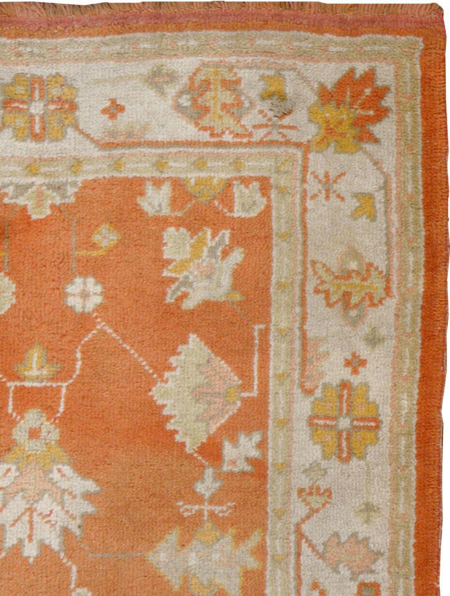 Antique Turkish Oushak Rug, No.20221 - Gss