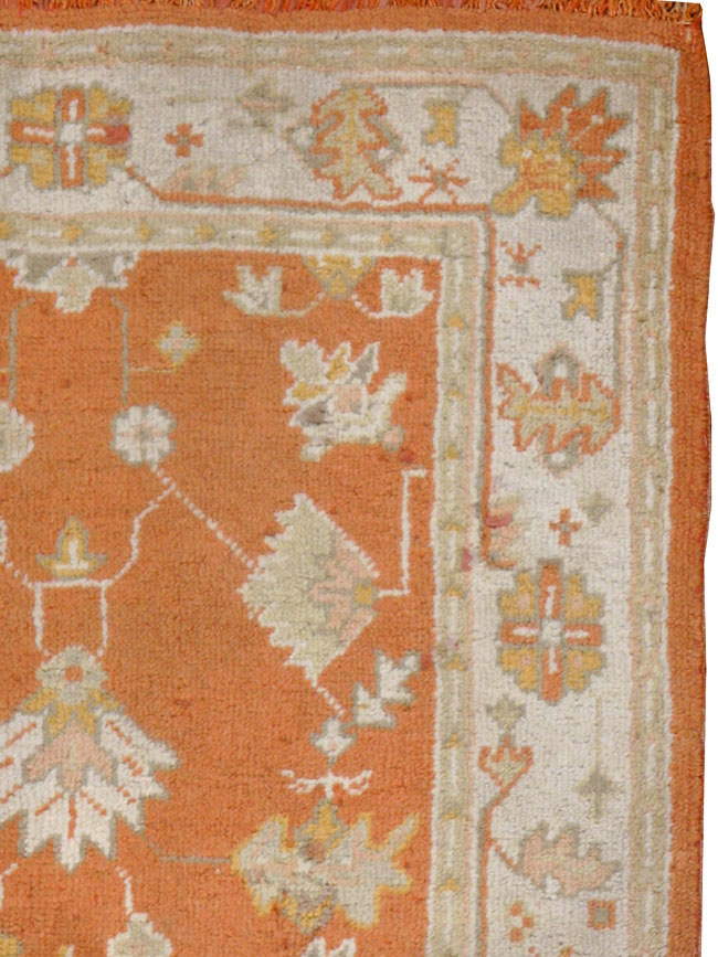 Antique Turkish Oushak Rug, No.20221 - Gss