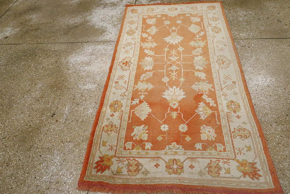 Antique Turkish Oushak Rug, No.20221 - Gss