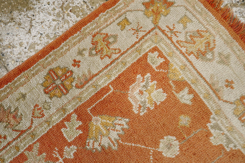 Antique Turkish Oushak Rug, No.20221 - Gss