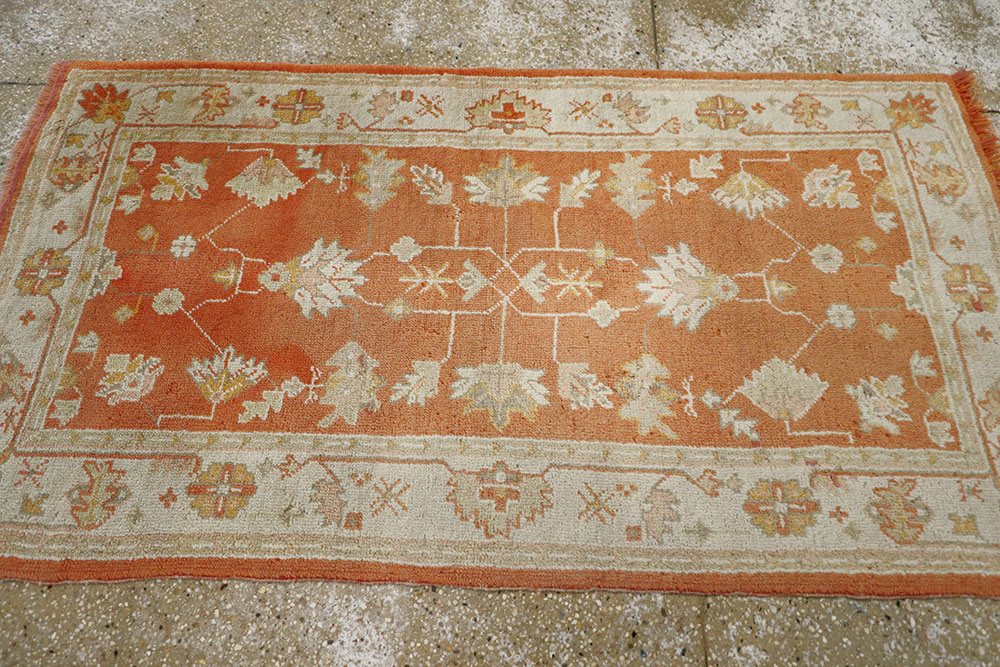 Antique Turkish Oushak Rug, No.20221 - Gss