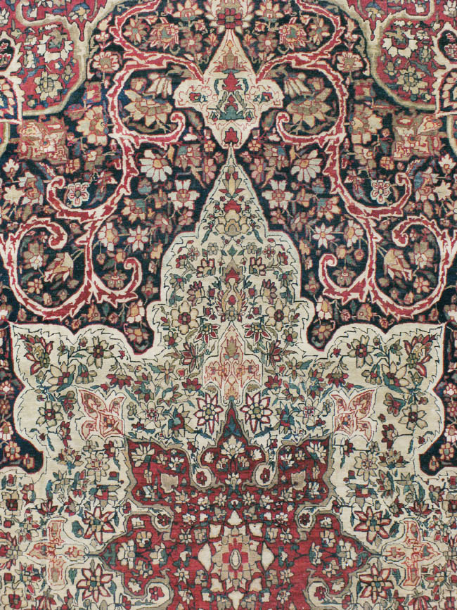 Antique Lavar Kerman Carpet, No.20226 - Gss