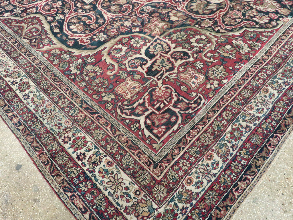 Antique Lavar Kerman Carpet, No.20226 - Gss